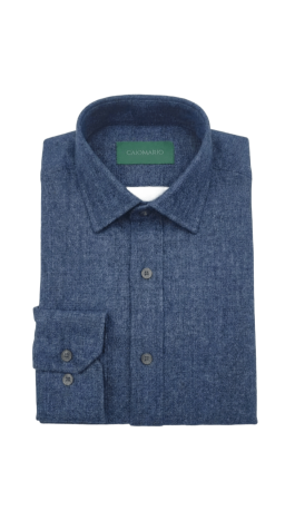 Фото рубашки Приталенный силуэт Рубашка  CAIOMARIO, цвет синий