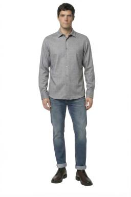 Фото рубашки Приталенный силуэт Рубашка  CAIOMARIO, цвет серый