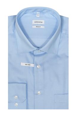 Фото рубашки Прямой силуэт Рубашка SEIDENSTICKER, цвет голубой