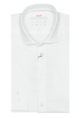 Фото рубашки Приталенный силуэт Рубашка PURE, цвет белый