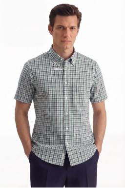 Фото рубашки Прямой силуэт Рубашка SEIDENSTICKER, цвет зеленый