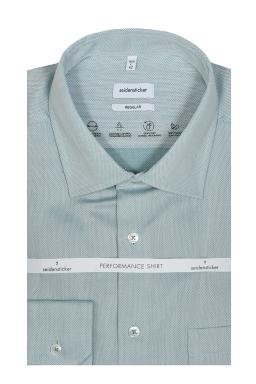 Фото рубашки Прямой силуэт Рубашка SEIDENSTICKER, цвет зеленый